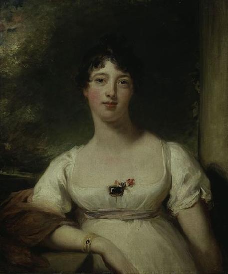 Sir Thomas Lawrence Portrait of Anna Maria Dashwood oil painting image